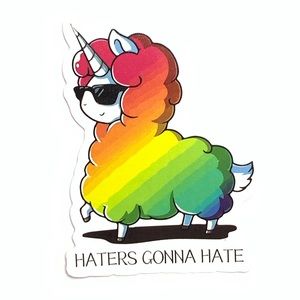 Haters Gonna Hate Vinyl Sticker